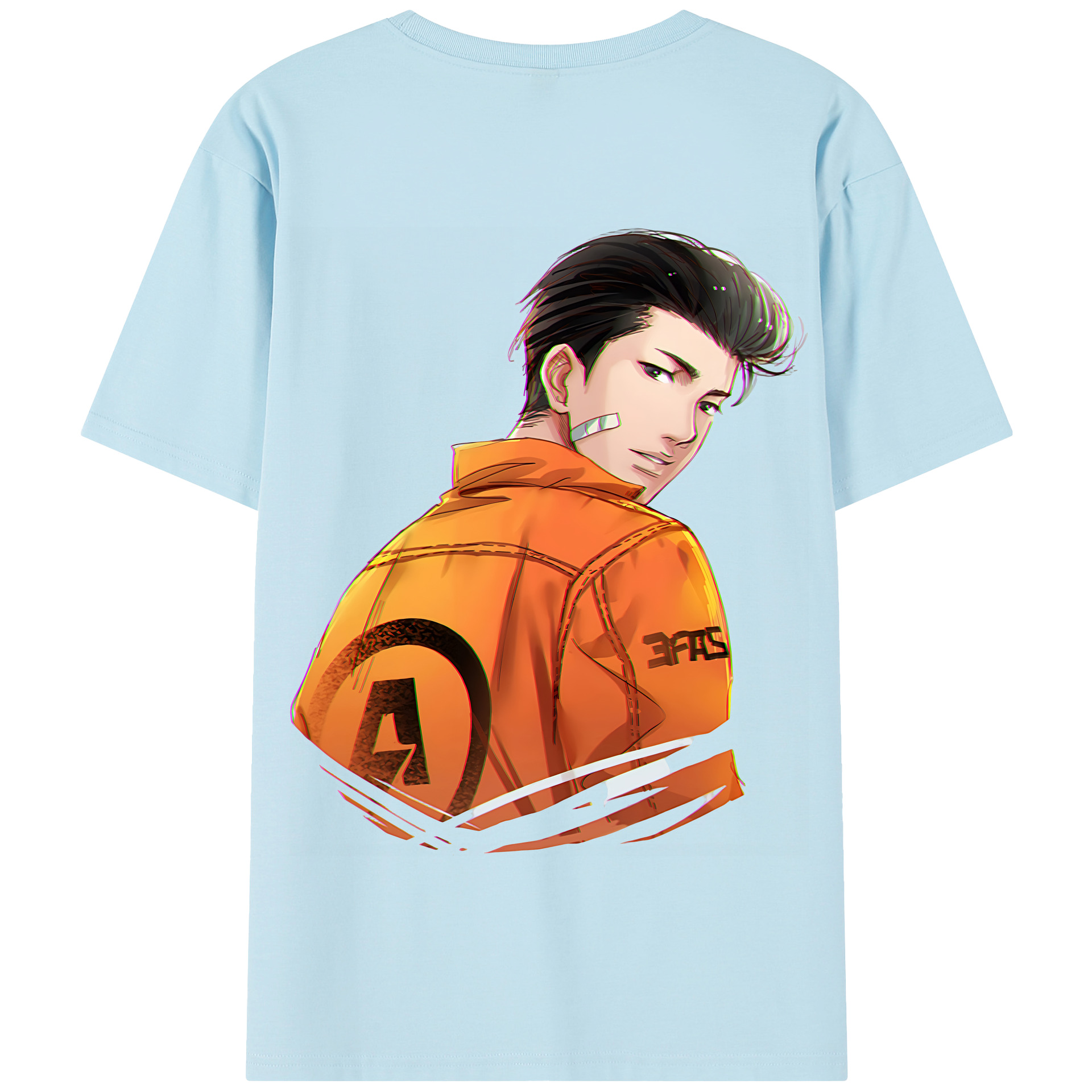 SLAM DUNK／スラムダンク 綿100％半袖Tシャツ（背面プリント）